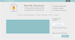 Desktop Screenshot of kmsynagogue.org